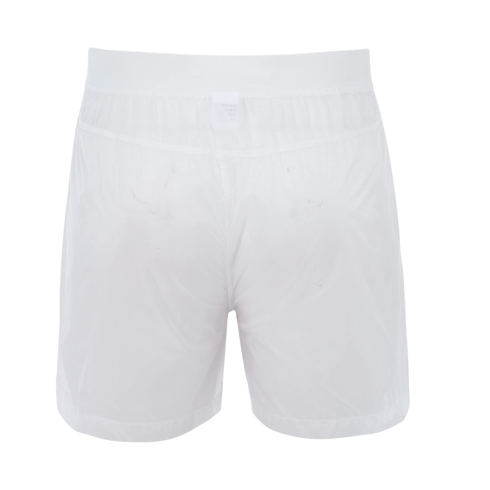 Slip de bain transparent pour homme - Design sportif - Doublure en maille - Séchage rapide - Pour entraînement de natation et activités de plage - Short de bain léger
