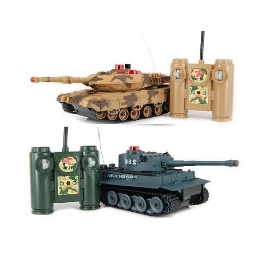 HQ iPlay RC Battling Tanks -Set of 2 Full Size Infrared Radio Remote Control Battle Tanks - RC Tanks