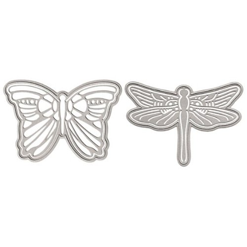 Matrice de découpe QUICKUTZ Flutter Detailz die papillon pour scrapbooking