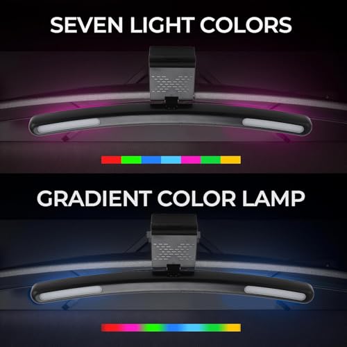 XUMIUZIY Computer Monitor Lamp, Curved Monitor Light Bar with Remote Control - Image 2