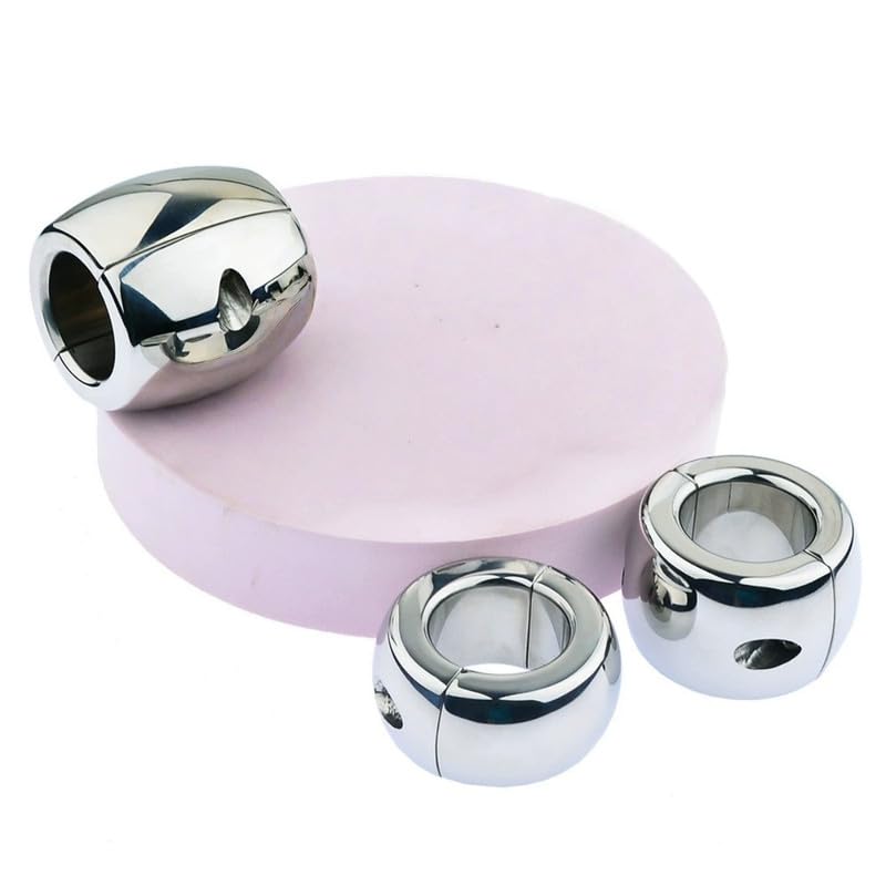 MäNnliche Verstellbare Edelstahl Heavy-Duty Anti-Drop Fitness-Ring-K + 2 (60mm)
