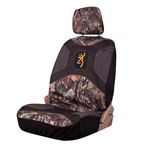 Browning Universal Front and Bench Seat Covers, Water Resistant for Car, Truck, and SUV