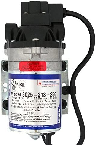 IPW Industries Inc-Shurflo - 8025-213-256 Diaphragm Pump with Bypass - 115 Volt AC - 1.5 GPM