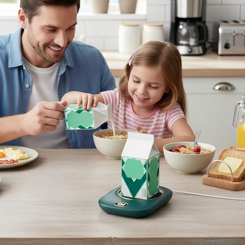 Calentador de café portátil con tres temperaturas y apagado automático para tazas de cerámica 3