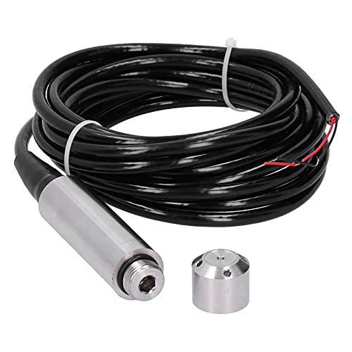 Restokki Füllstandssensor Flüssiger Wasserspiegel Sensor füllstandsanzeige Zisterne Füllstandstransmitter 5M Kabel Wasserstandssensor Detektor 12-32VDC 4-20 MA(0-2m)