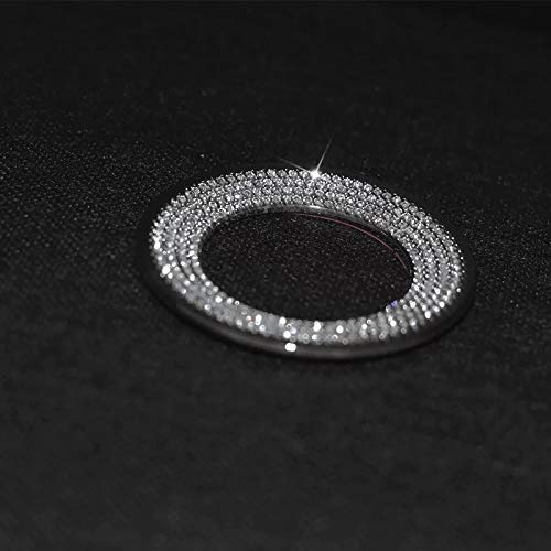 MAXDOOL Car Interior Bling Accessories for Volkswagen Jetta Passat Golf Tiguan Arteon Atlas Steering Wheel Sign Logo 3D Rhinestone Decals Cover