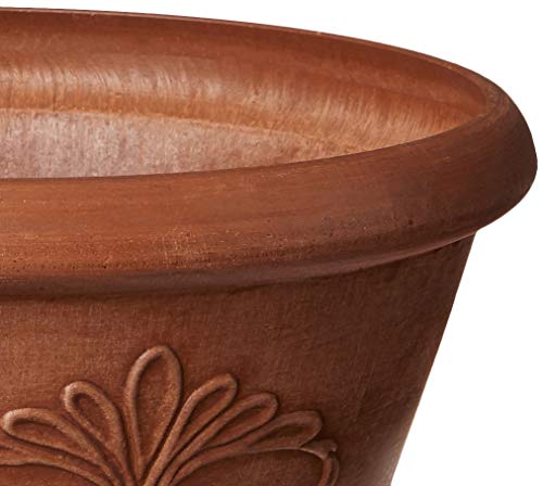 Arcadia Garden Products Ta25Tc Bulb Pan 10 X 3.5 Terra Cotta Color, 10"X3.5" #TOP2