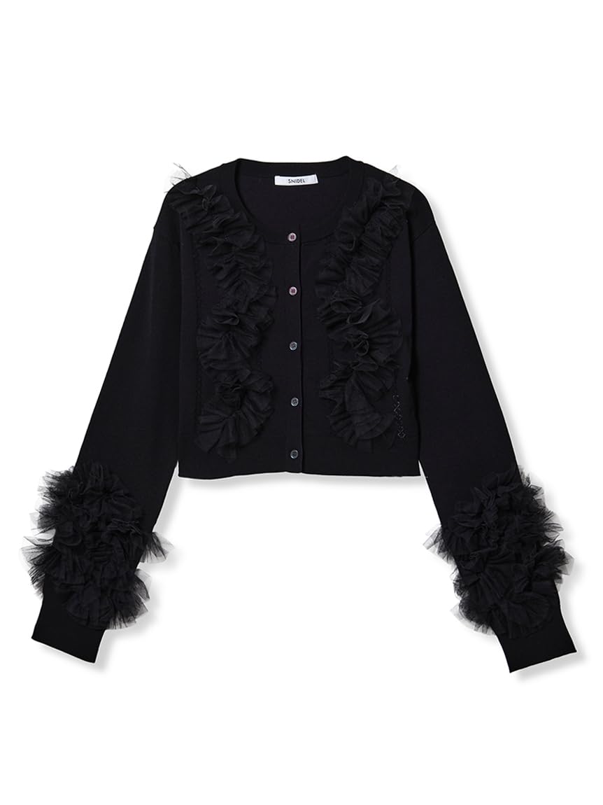sacai チュールレース　ドッキングニット　カーディガン　M Amazon | [スナイデル] UVカットチュールドッキングニットカーディガン