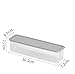 ZFish Plastic Pasta Crisper for Fresh Storage of All Kinds of Pasta, Spaghetti and Flour Products. (grey)