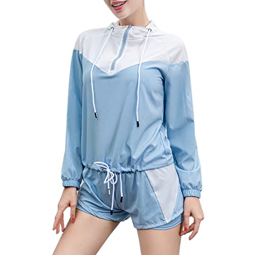 5 PCS Workout Sets for Women Yoga Running Outfit Athletic Gym Exercise Clothes Activewear Sets Tracksuit4