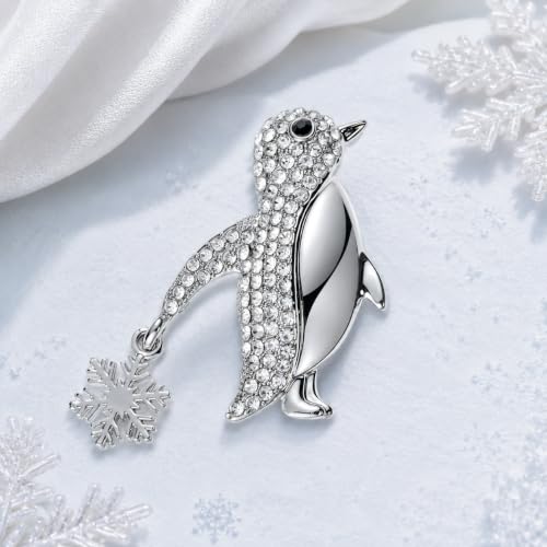 Image of Rhinestone Animal Brooch Pins for Women