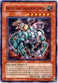 Yu-Gi-Oh! - Ancient Gear Gadjiltron Chimera (SD10-EN002) - Cubierta de estructura 10: Re-Volt de la máquina - 1ª edición - Común