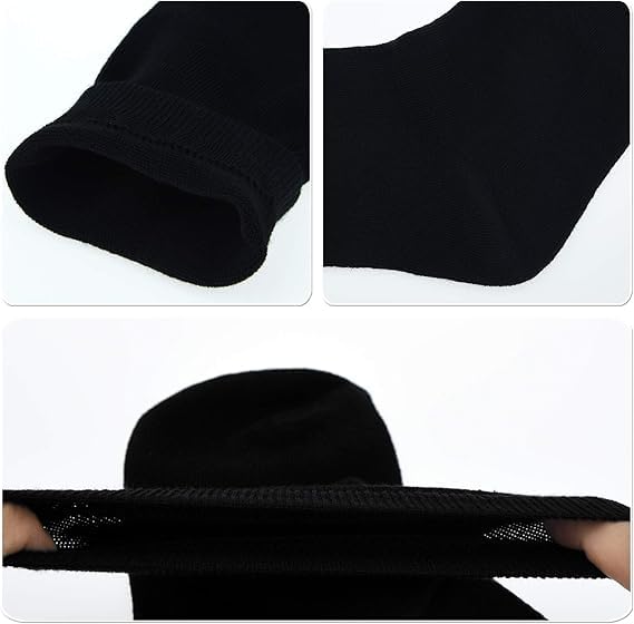 Image of WKLOUYHE 3 Pairs School Uniform Cotton Knee High Socks Athletic Sports Soccer Socks Tube Sock for Girls and Boys