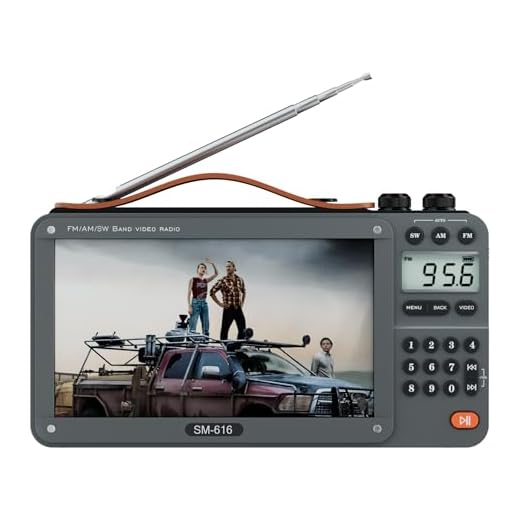 Multifunctional AM FM Bluetooth Video Radio