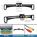 GLK Backup Camera Rear View Camera AHD 1080P Night Vision Reverse Camera, License Plate Backup Camera with 6 LED Lights,170 Degree Wide View Angle, IP69K Waterproof, for 12-24V Pickup Car Truck RV SUV