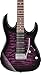 Ibanez GRX70QA RG Gio Electric Guitar - Transparent Violet Sunburst Bundle with Amp, Gig Bag, Tuner, Instrument Cable, Picks, Austin Bazaar Instructional DVD, and Polishing Cloth