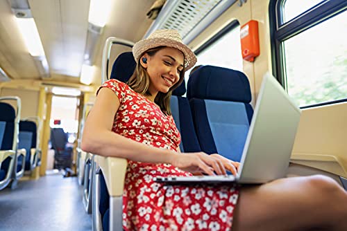 JVC écouteurs True Wireless, Embouts à mémoire de Forme, résistant à l'eau (IPX5), Bluetooth 5.1, HA-A11T-A (Bleu)