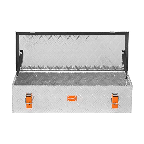 alubox Werkzeugkiste Riffelblech ABX-RL48 Aluminium 1,5mm Werkzeugkiste leicht und robust 48 Liter