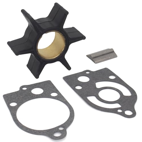 QuickMarine 89983 Water Pump Impeller Service Kit Compatible with Mercury Marine 30-70 HP Outboard Motor Replacement 47-20268 47-65959 47-89983 47-89983T Sierra 18-3007 with Gasket and Key by QUICKMARINER - Image 4