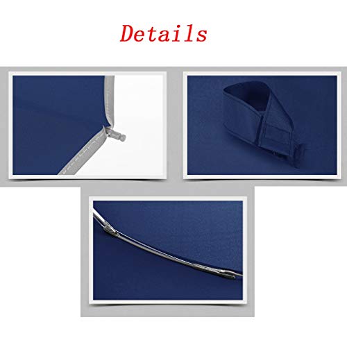 Parapluie automatique noir pliable et grand format anti-vent - 4