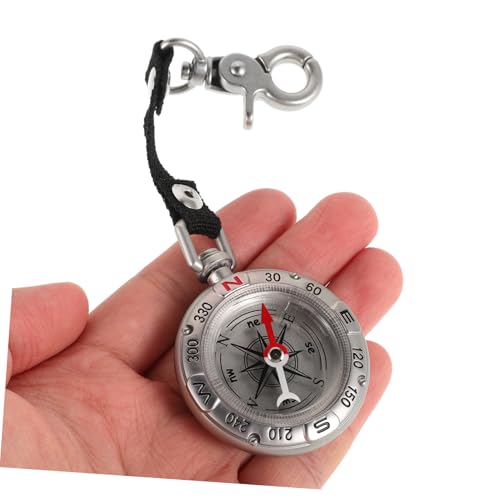 Brújula de bolsillo SUPVOX con llavero y diseño de aleación de zinc miniatura 3