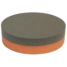 Norton 61463685545 IB64 India AO Combination Grit Sharpening Benchstone، جلخ أكسيد الألومنيوم، حبيبات خشنة/ناعمة، ألوان برتقالية/بنية، 4 &times; 1 &times; 1 بوصة"