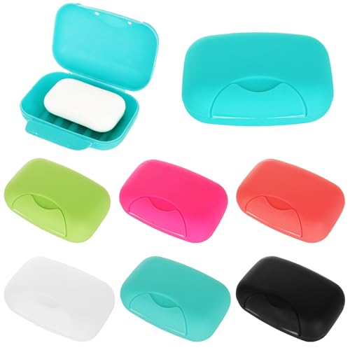 STARVAST 36PCS Soap Box Holder, Portable Leak Proof Soap Case Container, Plastic Travel Soap Dish...