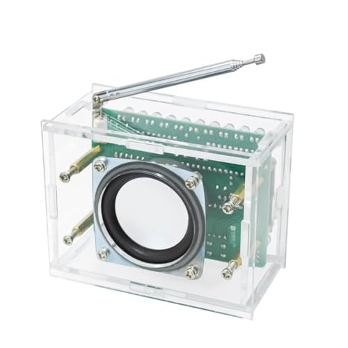Steowsey RDA5807 87MHZ-108MHZ Radio FM DIY Set FM, Circuito Electrónico DIY Piezas LED Pantalla Digital con Indicador Soldadura Set