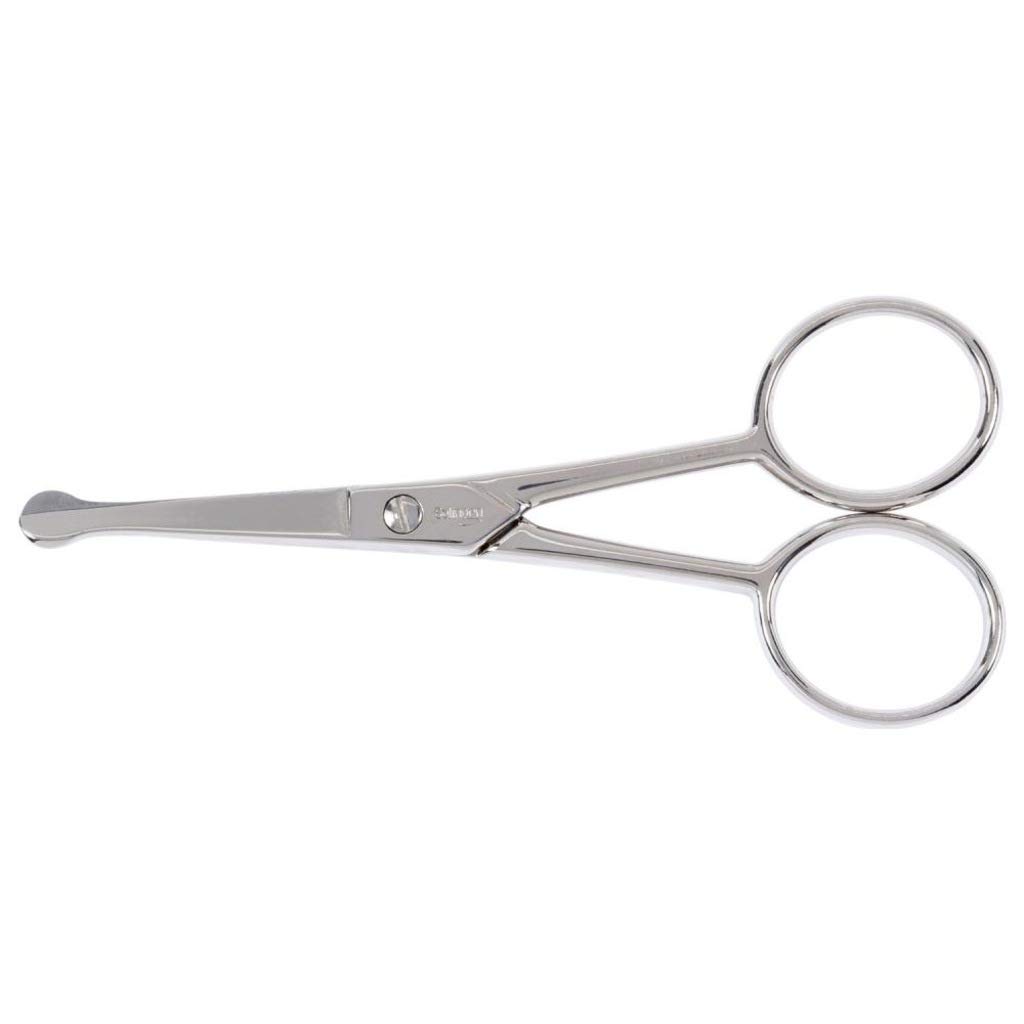 Solingen 2560 Nose - Eyebrow Scissors, Round-Tipped, Multi-Purpose, for Men and Women Helps Protect Sensitive Areas