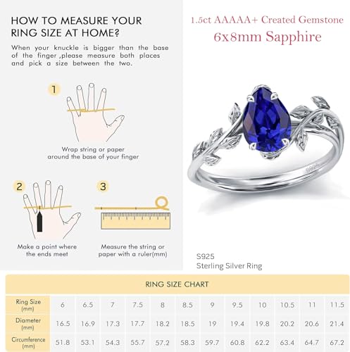 Bague en argent sterling 925 Wasee avec opale naturelle - 6
