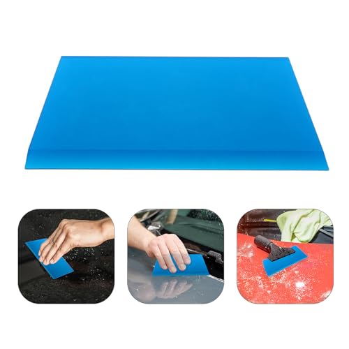 Racleta azul para vinilo de coches con acabado sin burbujas en ventanas de vidrio 5