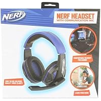 GAM83056A-BLU Comfortable Gaming Headphones with Built-in Microphone, Black and Blue