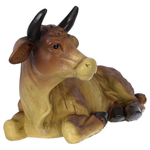 Boeuf en résine de 60 cm Holyart pour crèche monumentale - 4