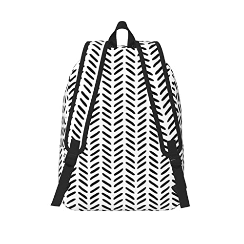 Sac à dos pour ordinateur portable imprimé girafe noir blanc - 3