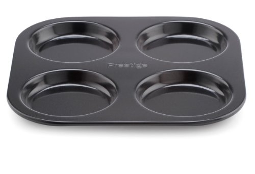PRESTIGE Inspire Yorkshire Pudding Tin-4 Cup, steel, Black