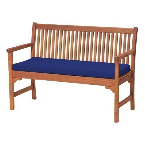 Shopisfy Gardenista Garden Bench Outdoor Pad | Comfortable Lightweight Cushion | Indoor & Outdoors | Water Resistant (Blue)