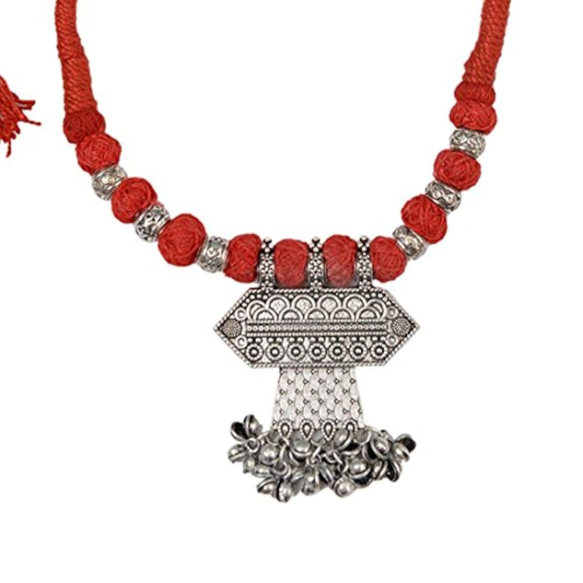 Gypsy Tribal Rope Necklace Boho Chic Jewelry