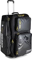 CRESSI Trolley Bag Black/Yellow 115 L Moby 7 - Robuste und Geräumige Trolley Tasche ideal für Sportliche Aktivitäten und Reisen, Schwarz/Gelb, 115 L, Unisex