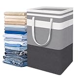 Organizador de canasta de lavandería, cesta de lavandería plegable | Gran ropa plegable con cesta impermeable para organizador de lavandería - de almacenamiento para el hogar
