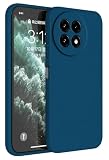 HAFFAN Custodia in Silicone TPU Compatibile con OnePlus 13R 5G (6.78" inches), Cover Case Protettiva per Cellulare - Blu zaffiro