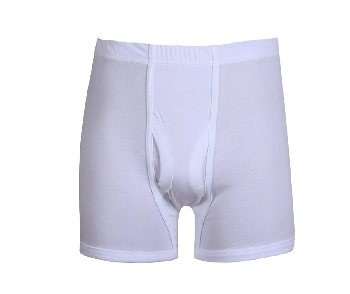 Premium 6 Pcs Pack white 100 Egyptian Cotton Mens underwear Boxer Shorts Classic Basic Size X-Large