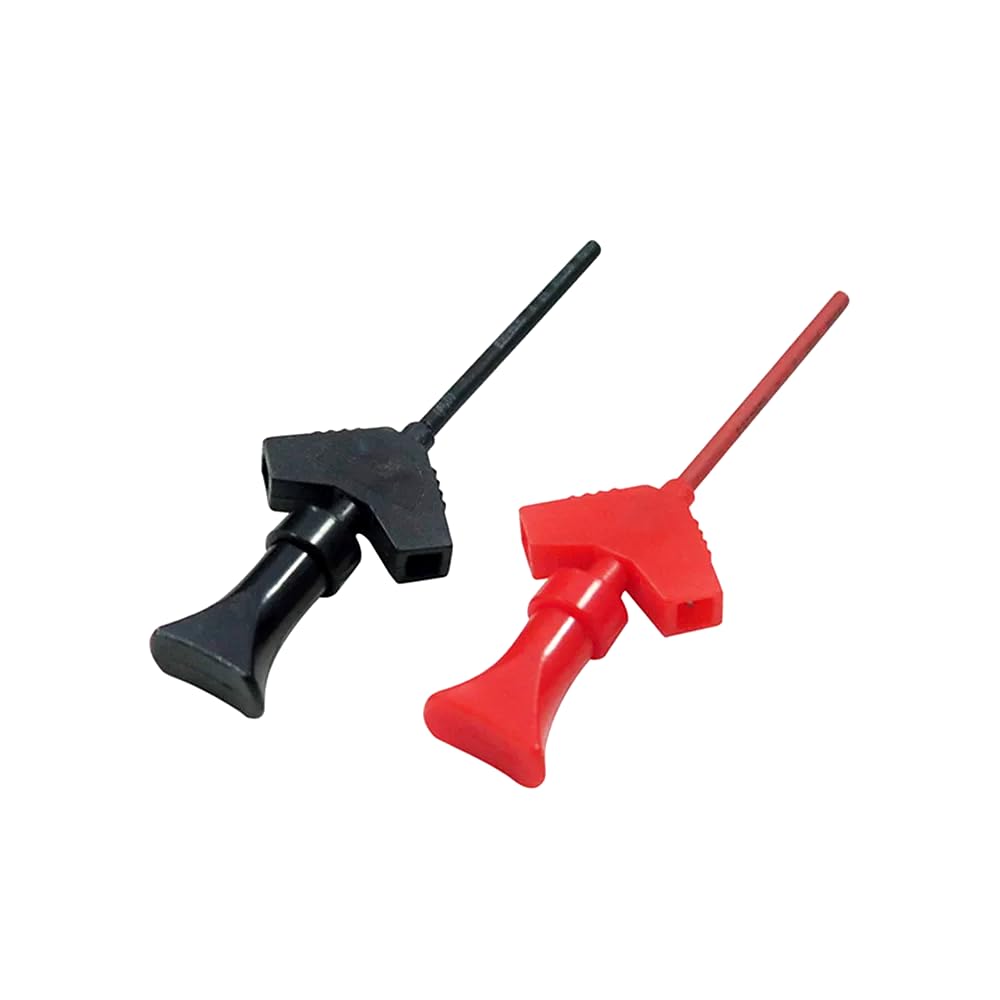 See full amazon price history chart for CentIoT - SMD IC Test Hook Clip Mini Grabbers For Du-pont Jumper Wire (2 PCS (1 Red + 1 Black)) CentIoT - SMD IC Test Hook Clip Mini Grabbers For Du-pont Jumper Wire (2 PCS (1 Red + 1 Black)) (B0CMR2CTVZ) Amazon Price History, Amazon Price Tracker