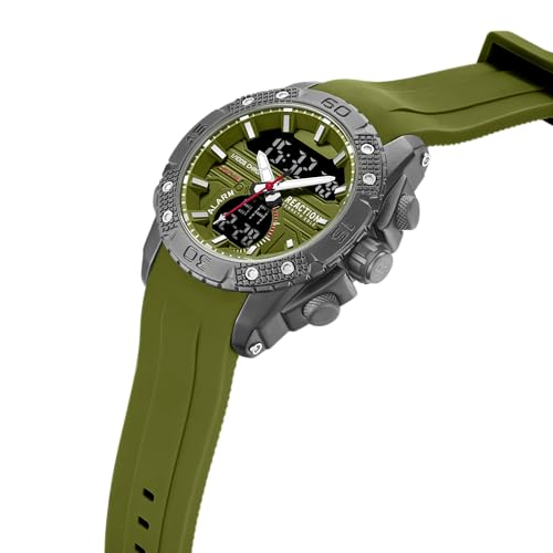 Image of Kenneth Cole Reaction Green Dial Men's Watch - KRWGP0069701
