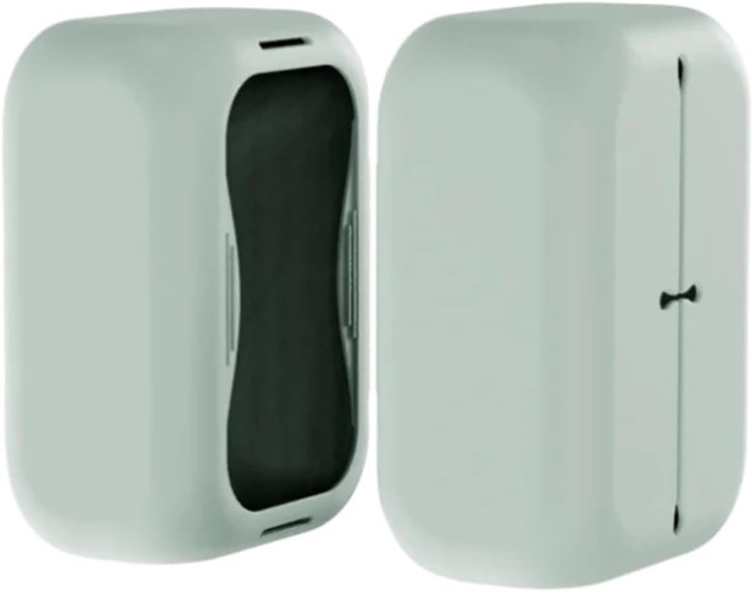 Soft Waterproof Designer Tissue Box Cover Box Holder Room Bathroom Kitchen Tissue Storage (Green)