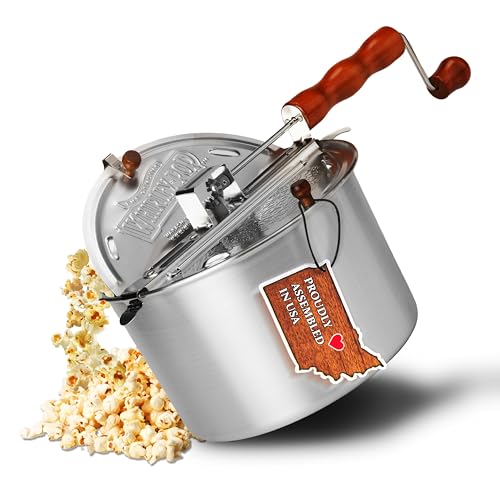 Wabash Valley Farms 25102 Original Whirley Pop Popcorn Maker - 6 Quart Stovetop Popcorn Popper thumb #1