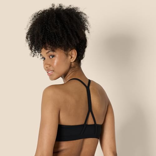 Amazon Essentials Women's Active FormFlex Buttery Soft Light Support Y-Back Thin Strap Yoga Sports Bra3