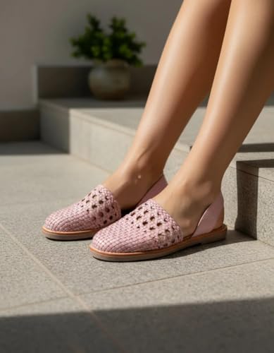 Image of Macarena Collection Womens Shoes Leather Sandals for Women | Huarache Handmade Mexican Sandals Women | Comfortable & Stylish Womens Sandals 2340