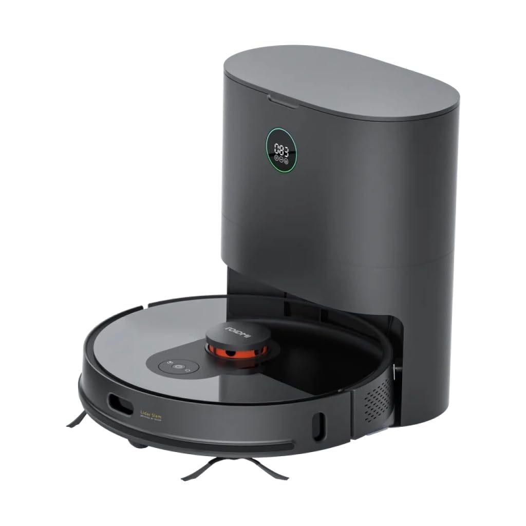 Smart Home Robot Vacuum Cleaner with mop Automatic dust Collection Black