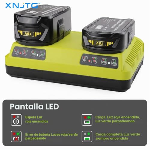 Cargador para Ryobi 3A doble: energía continua para tus proyectos de jardín 3