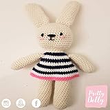  MUÑECO AMIGURUMI DE GANCHILLO PARA BEBÉ- MUÑECO DE CROCHET PARA NIÑO O NIÑA - REGALO CONEJA- PRETTY DOLLY